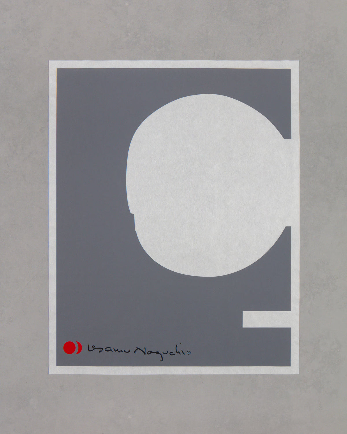 Akari 1AG Print – Grey Sun — The Noguchi Museum