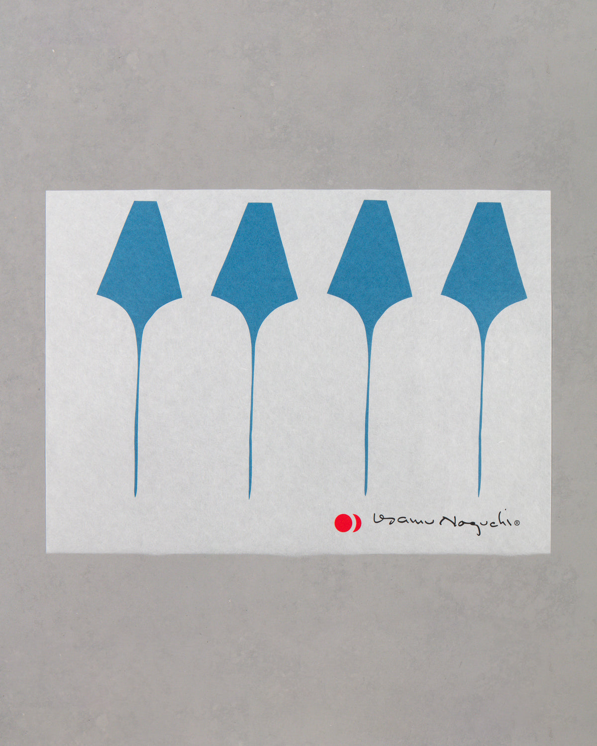 Isamu Noguchi Akari 絵紙　9AD 額付き Akari 9AD Print — The Noguchi Museum